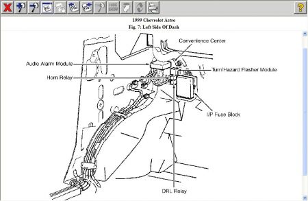 1999 Chevy Astro Drl Relay Where Is The Drl Relay Located