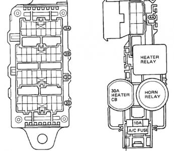1990 Toyota Camry Fuse Box Diagram Tips Electrical Wiring