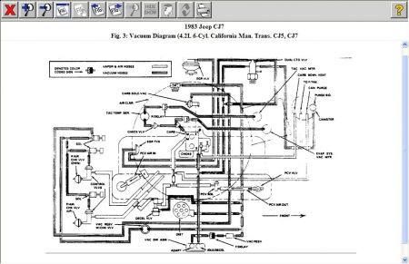 Wiring Diagram: 30 Cj7 Vacuum Hose Diagram