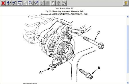 2002 Honda Civic Alternator: Electrical Problem 2002 Honda Civic 4...