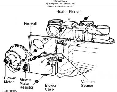Blower motor not working ford ranger #9
