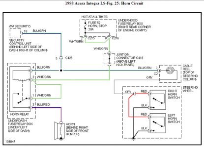Honda Fit Wiring Horn Diagram from www.2carpros.com