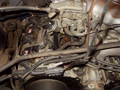 1999 Toyota Tacoma Location for Two Plugs??????? Under Hood