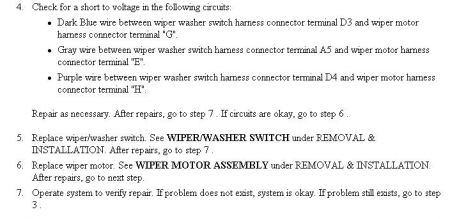 2000 Buick Lesabre Wiper Wipers Won T Tun Off When I