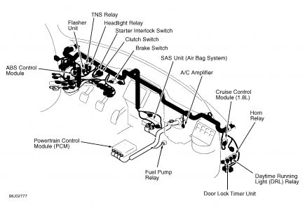 2004 ford ranger fuel pump relay diagram