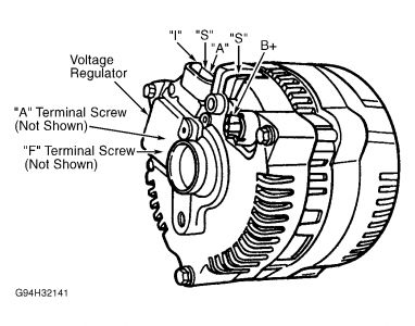 2002 Ford Ranger Alternator Wiring: Electrical Problem 2002 Ford