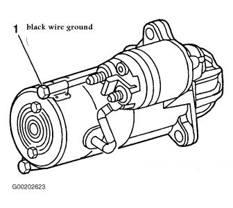 1998 Chevy Cavalier Starter Wireing: There Is a Set of Small Wires...