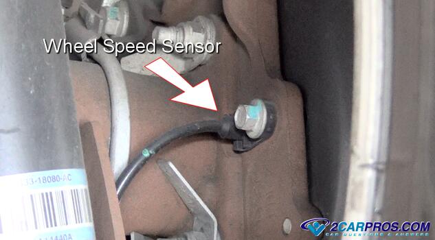 ABS traction control wheel speed sensor replacement