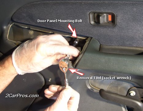 Locate and Remove Door Panel Bolts