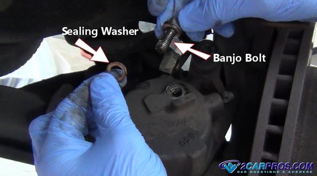 brake cailper banjo bolt sealing washer