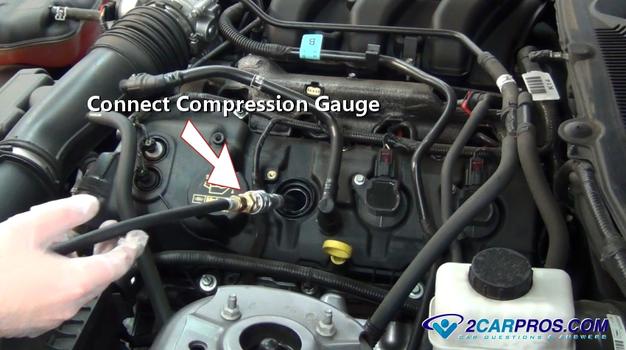 connect compression gauge