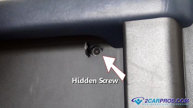 hidden screw door panel