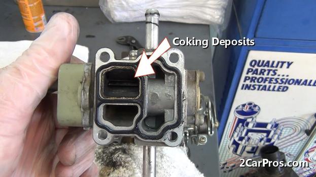idle valve coking deposits