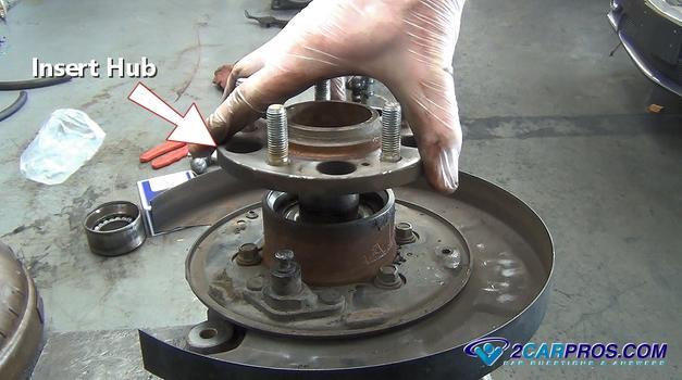insert wheel hub