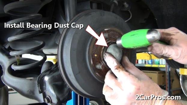 install bearing dust cap