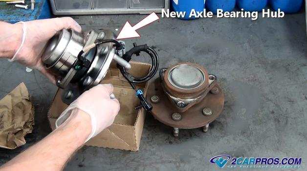 new axle bearing hub