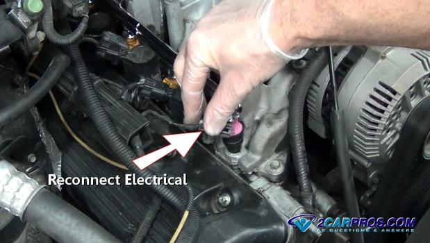 reconnect electrical fuel injector