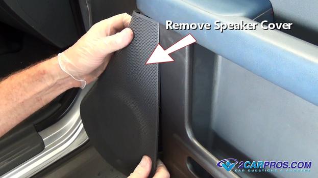 remove speaker cover