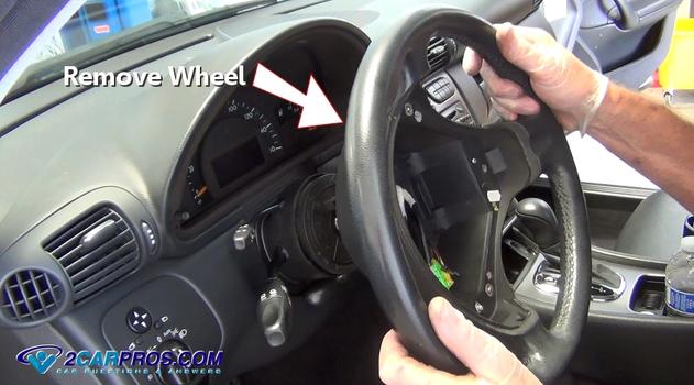 remove steering wheel