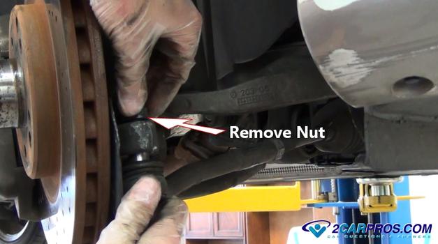 remove tie rod nut