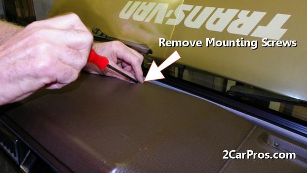 removing dash screws