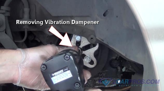 removing vibration dampener