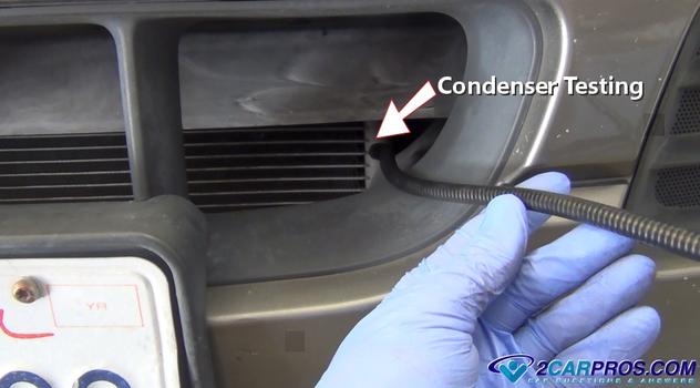testing air conditioner condenser for leaks