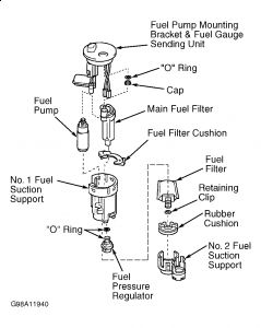 change fuel filter 1996 toyota corolla #2