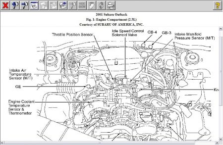 2000 Subaru Outback Engine Diagram