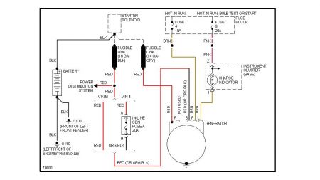 1996 Chevy Corsica Alternator Good or Bad?: My Sisters Car ... corsica wiring diagram 