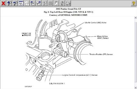 2002 Pontiac Grand Prix Coolant Temperature Sensor: My Service