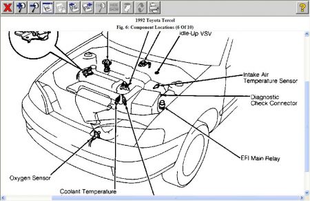 1992 toyota tercel engine diagram #2