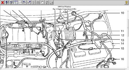 1999 Ford windstar cooling system diagram #10