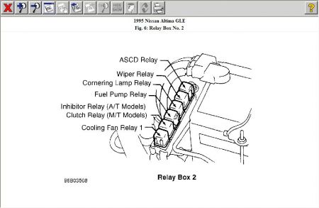 2003 Nissan altima fuel pump relay #5