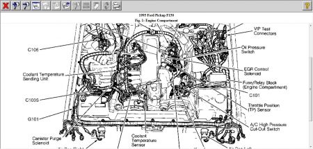 Cold ford engine idles rough and dies