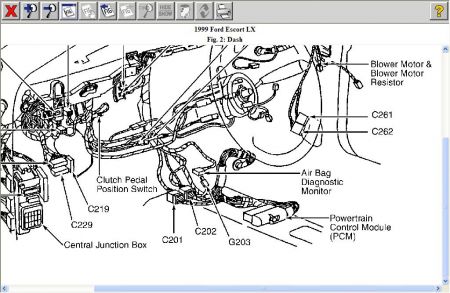 Ford freestar computer location #1