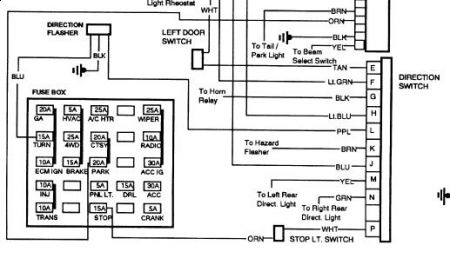 No Turn Signals: My Turn Signals Quit.I Changed the Fuse,flasher ...  1993 Chevy Turn Signal Wiring Diagram    2CarPros