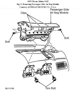 Nissan altima passenger airbag light #1