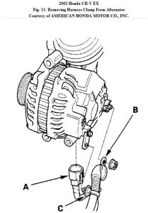 2002 Honda CRV Charging System: Electrical Problem 2002 Honda CRV