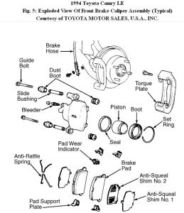 2002 toyota camry rear brake caliper #6 2002 toyota camry rear brake caliper #6
