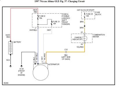 1999 Nissan altima battery light #5