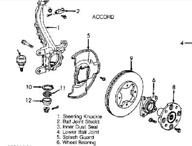 Honda accord front rotors replacement #7