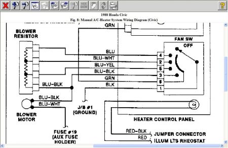 2004 Honda Blower Motor Resistor Wiring Diagram from www.2carpros.com