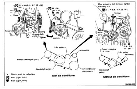 2000 Nissan maxima serpentine belt diagram #8