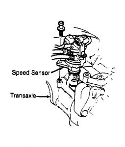 1991 Honda accord speed sensor location