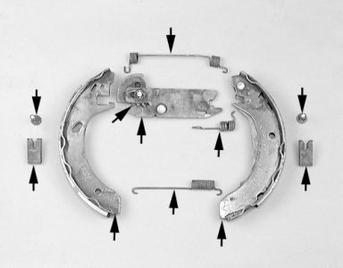 1996 Ford contour rear brake adjuster diagram #9