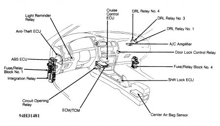 1996 toyota corolla fuel filter location #1