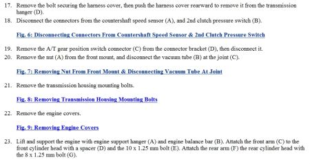 2000 Honda Odyssey Replacing Transmission: I Was Wondering the