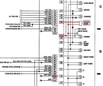 1989 Toyota pickup radio wiring diagram