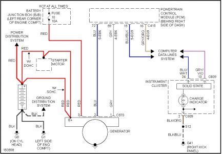 Removing Alternator: Have Alternator Unbolted and Off of ... 2002 ford focus horn wiring diagram 